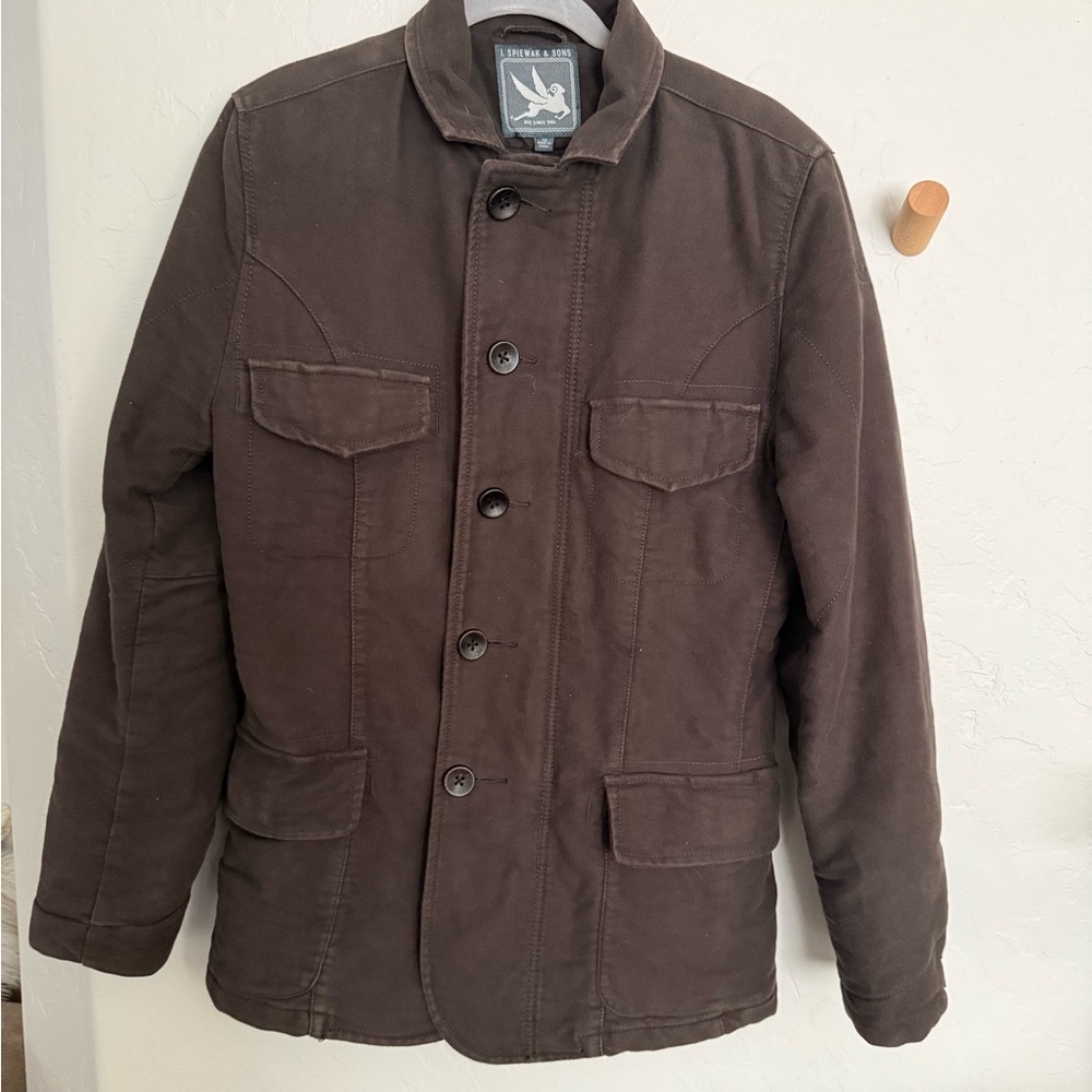 Men's Brown Coat Jacket size Medium
